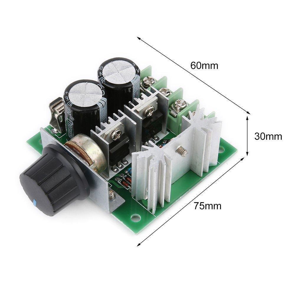 12V-40V 10A PWM DC Motor Speed Controller, CVT Speed Switch Module ...